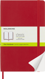 Блокнот Moleskine Classic Soft (QP618F2) 13х21см 192стр. нелинованный мягкая обложка красный