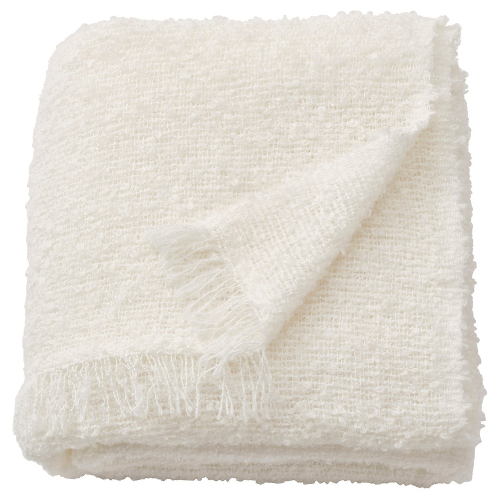 IKEA SANDBRODD  (ИКЕА САНДБРОДД)  -  Плед - кремовый 130х170 см