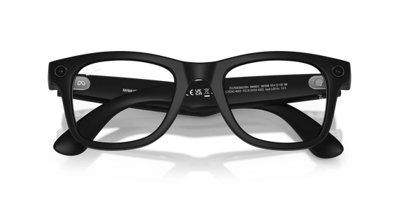 Умные очки Ray-Ban Meta Wayfarer Gen 2 (RW4012) Matte Black/Clear Blue-Violet Light Filter S50 T150