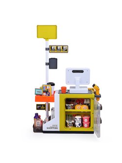 Игровой набор супермаркет магазин с кассой, свет, звук (668-172)