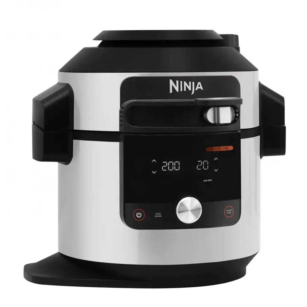 Мультиварка-Скороварка 14в1 Ninja OL750EU стальной/черный