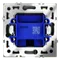 Вывод кабеля Voltum S70 Черный матовый VLS080208