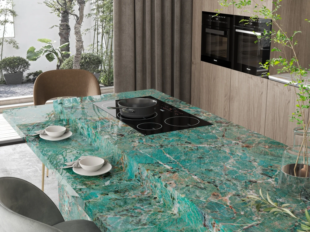Columbia Emerald Polished Спеченный камень 120*270/0.6