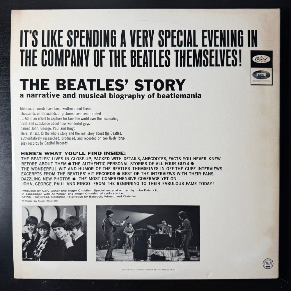 The Beatles ‎– The Beatles' Story 2LP (США 1978г.)