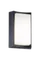 Уличный настенный светильник Rilon PL-2253 SAND BLACK, 12 Вт, чёрный