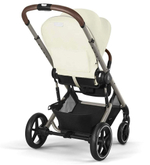 Коляска Cybex Balios S Lux TPE complete Aton B2 Dynamic Red 3 в 1 Seashell Beige с дождевиками