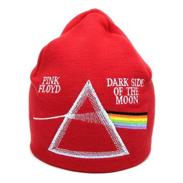 Шапка Pink Floyd The Dark Side of the Moon красная