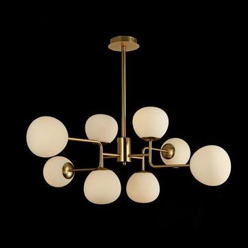 Люстра Maytoni MOD221-PL-08-G кремовое золото Erich Modern