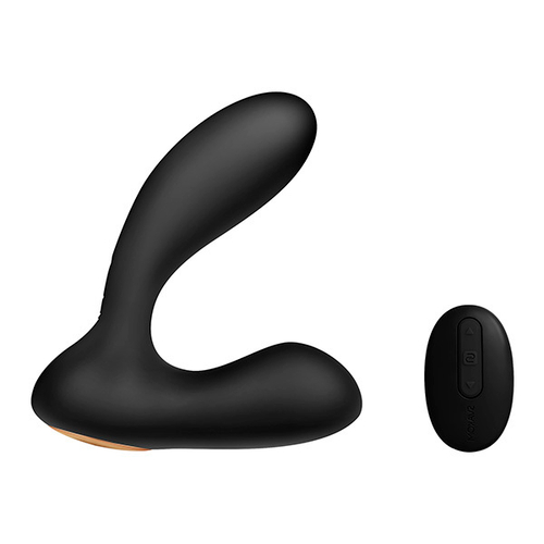 Чёрный вибростимулятор простаты с пультом ДУ Svakom Vick App-controlled Prostate and Perineum Massager SPM-03W