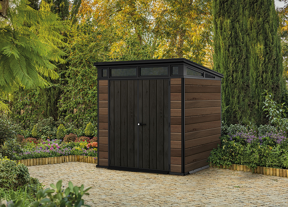 Садовый сарай Keter Signature Pent 7x7 brown