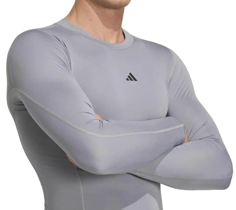 Компрессионная одежда Adidas Techfit Compression Training Long Sleeve - grey