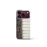 Чехол для iPhone 18 - Натуральная кожа Гималайского крокодила