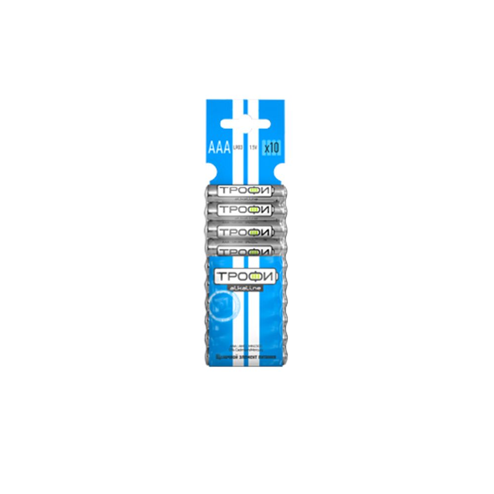 Батарейки Трофи LR03-10BL ENERGY POWER Alkaline | Батарейки Щелочные (Алкалиновые)