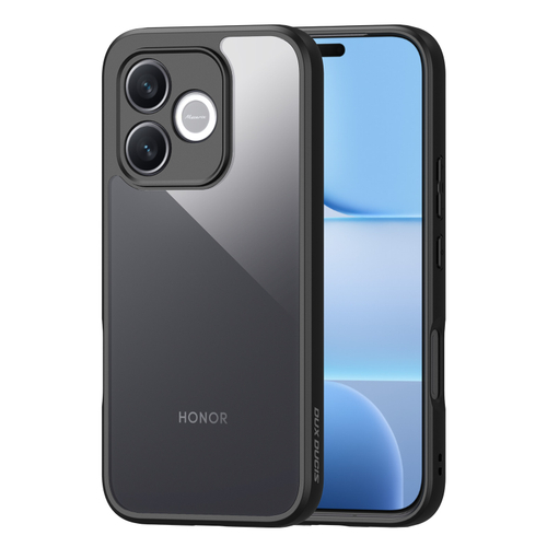 Чехол прозрачный с черными рамками для смартфона Honor 600 Lite и X80i, серия Aimo Series от Dux Ducis