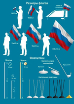 Флаг "Боевое знамя Новороссии" 90x135 см