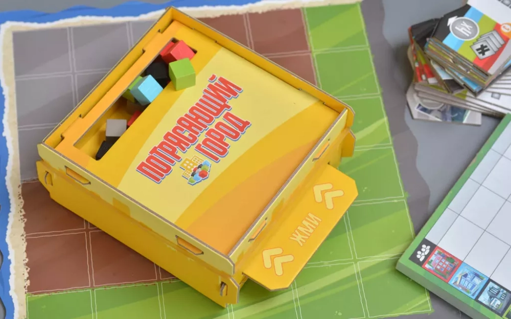 Настольная игра "Потрясающий город" Тактика и логика.