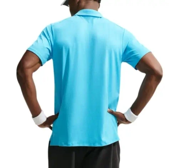 Мужское теннисное поло Nike Court Advantage Dri-Fit Tennis - baltic blue/black