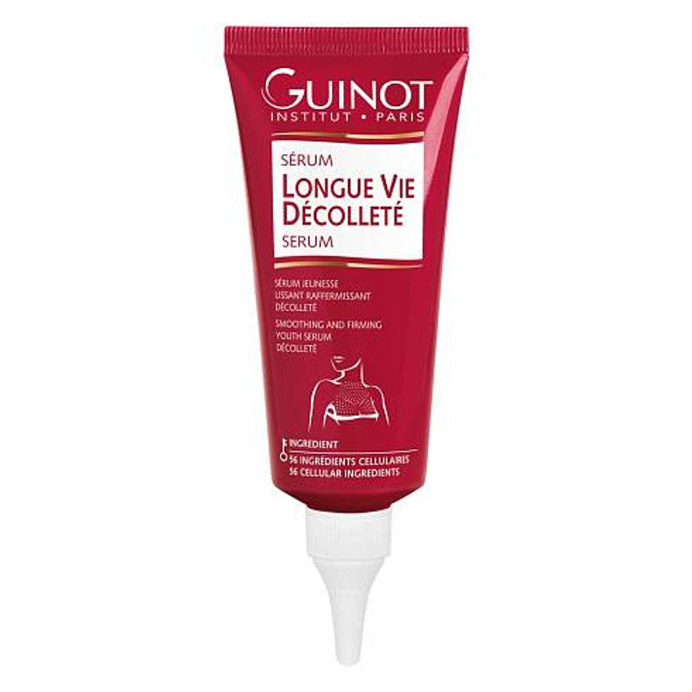 Serum Longue Vie Decolette Высокоактивный омолаживающий серум с легкой текстурой и изысканным ароматом, который предназначен для ухода за областью декольте и бюста.