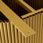 Стол Bradex Home Festa 140x85x77см, керамогранит Calacatte gold мрамор