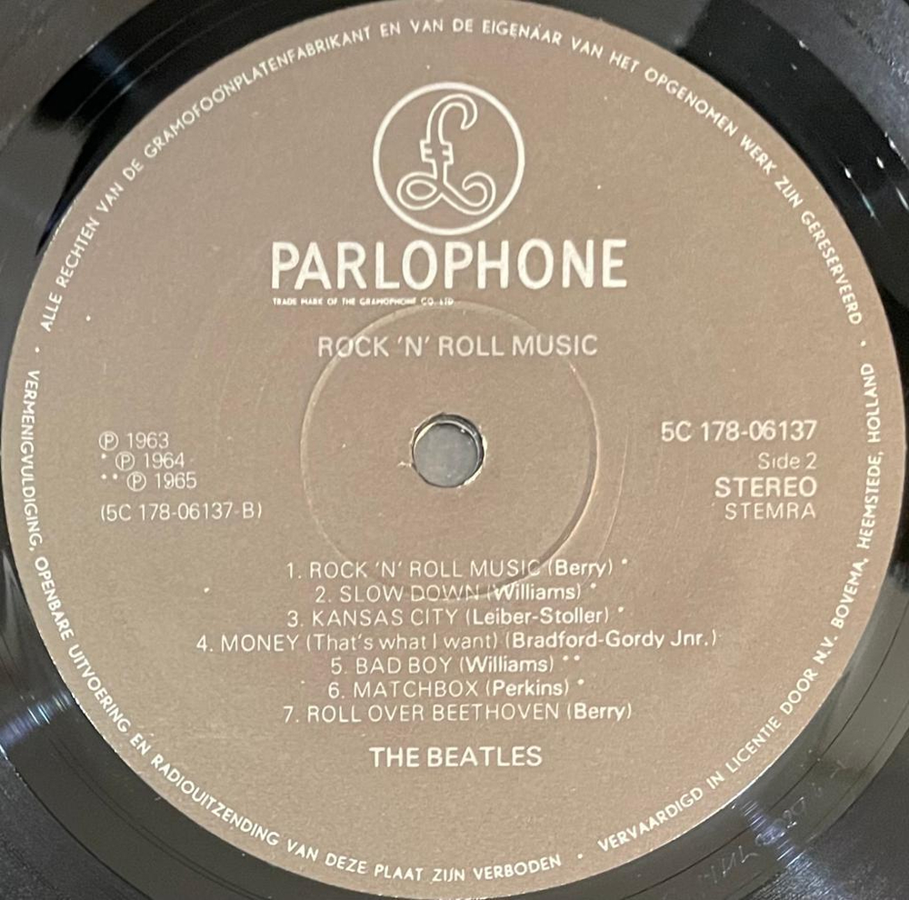 The Beatles- Rock 'N' Roll Music 2LP (Нидерланды 1976г.)