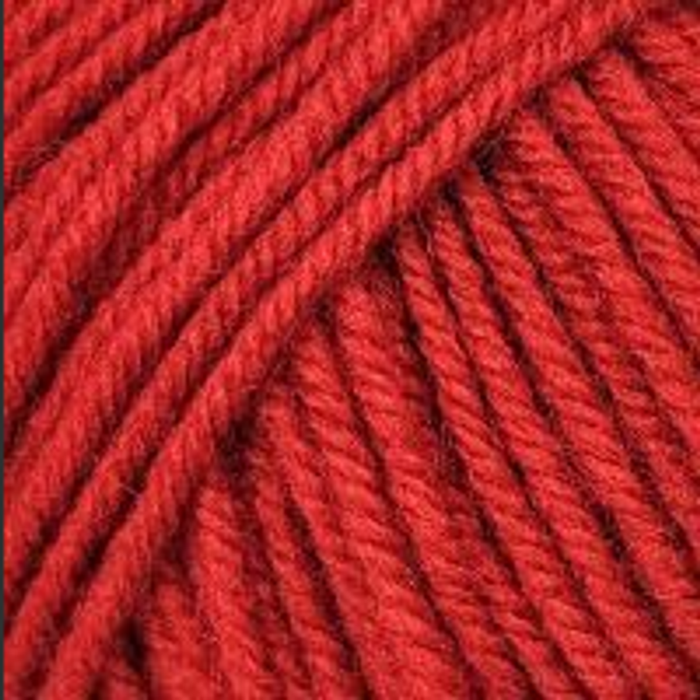 Пряжа "Кроха", 20%шерсть, 80%акрил, 50гр, 135м, красный мак