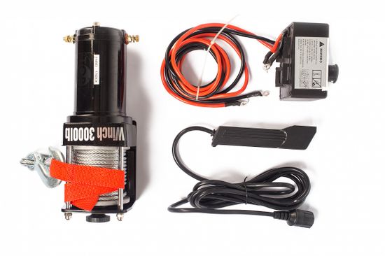 Лебедка (1361 кг/13,5 м) автомобильная TOR 12 V P3000-1A