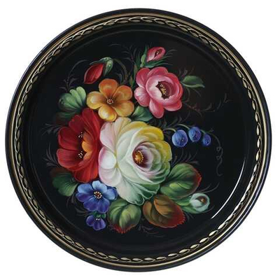 Zhostovo metal tray A5D051026194
