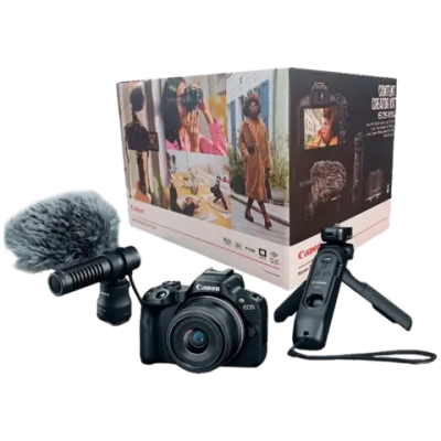 Беззеркальный фотоаппарат Canon EOS R50 Content Creator Kit RF-S 18-45mm f/4.5-6.3 IS STM