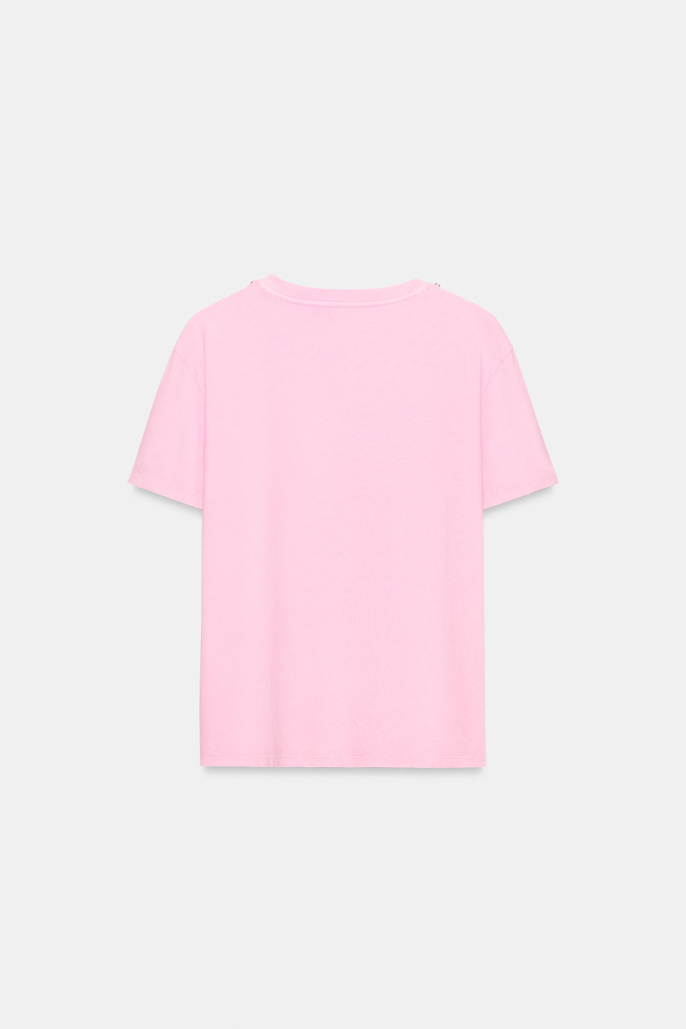 ФУТБОЛКА С ДЕКОРОМ И ЭФФЕКТОМ ПОТЕРТОСТИ — ZARA