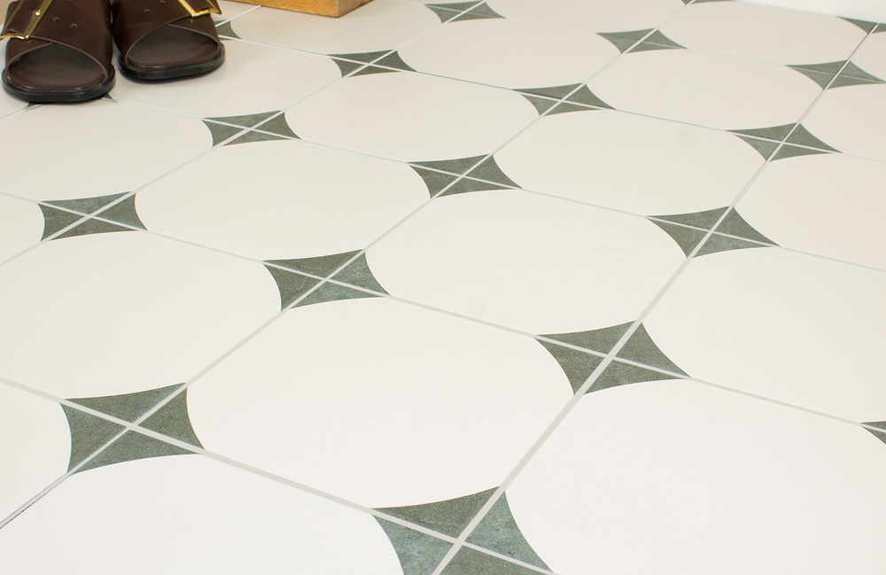 Smile Tile Эклектика Брайтон Зеленый 20x20