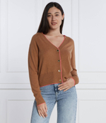 Хлопковый кардиган Pinko - коричневый(101930 A16Z)
