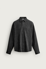 РУБАШКА СВОБОДНОГО КРОЯ ИЗ СТРУЯЩЕЙСЯ ТКАНИ — ZARA