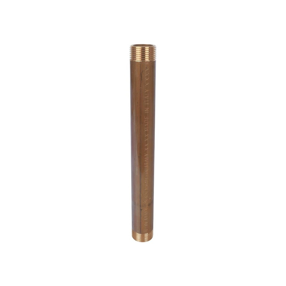 Удлинитель резьбовой STOUT SFT 0062 - 3/4" длина 225 мм (НР/НР, латунь без покрытия)