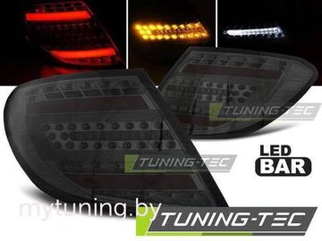 Задние фонари Mercedes C W204 smoke led bar