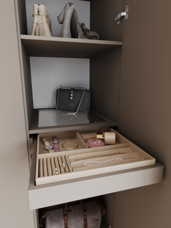 Шкаф распашной Даллас ,четырехдверный ,серо-коричневый
