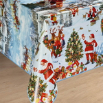 Клеенка столовая DEKORAMA 140см*20м 025A (Новый год)