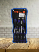 Набор ударных отверток TORNADO прямой и крестовый (7 шт.)