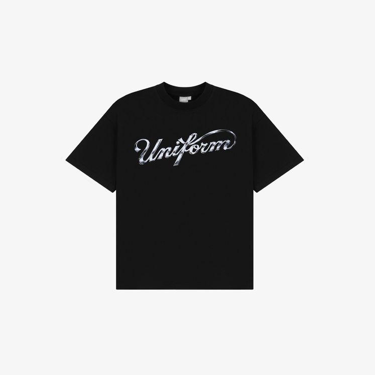 Футболка UNIFORM Heavy Baseball Chrome, черный