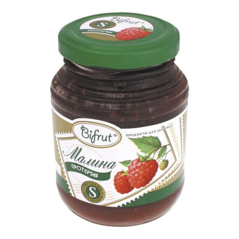 Малина потертая Bifrut на фруктозе 320 гр