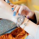KANGOL Sparkling Adventure Baby"s Breath Quartz Movement Metal Strap Watch Women"s Watch Silver Dial