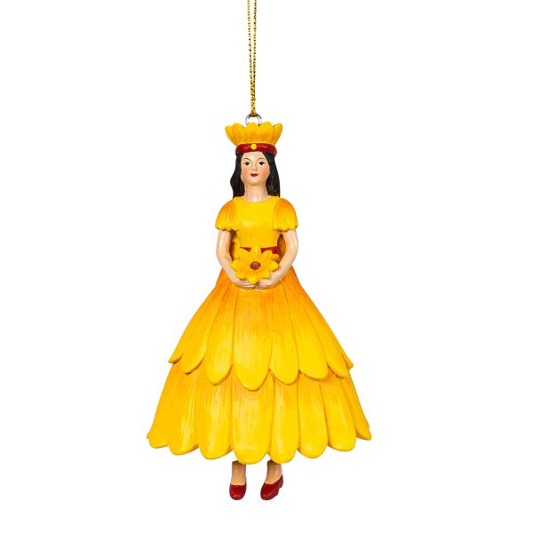 Фигурка декоративная Fiebiger Floristik: Blumenmädchen (цветочная фея) Одуванчик l=12 см