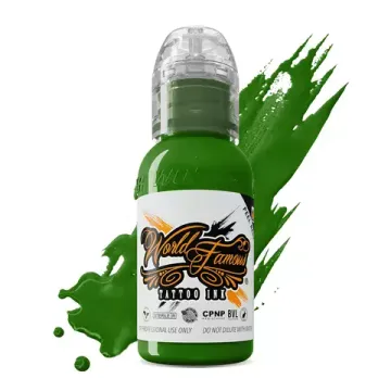 Краска Everglades Green | World Famous Tattoo Ink