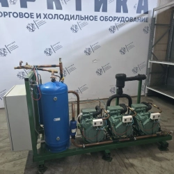 ЦХМ на базе Bitzer 4DES-5Y-40S (Зеленый 3 агрегата)