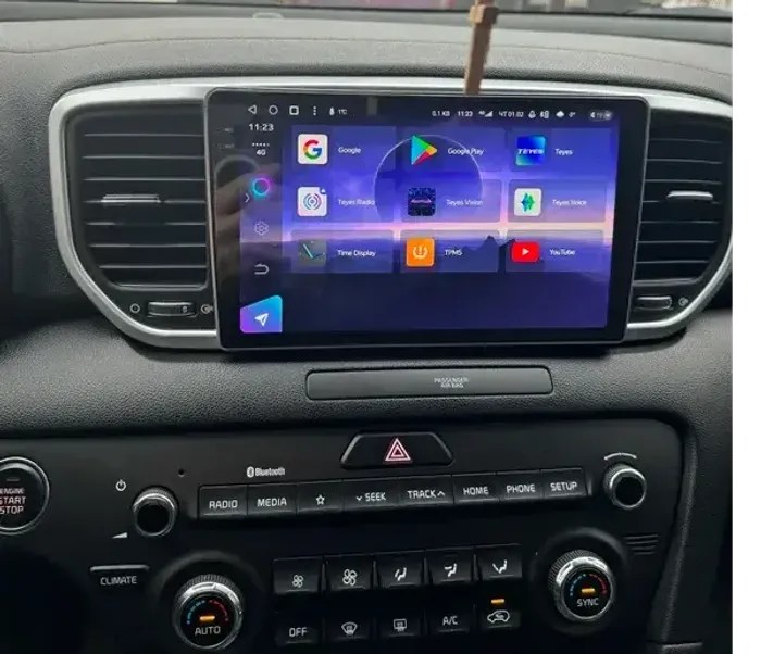Магнитола для KIA Sportage 2018-2021 - AIROC 2K RI-2329 Android 12, Быстрая, QLed+2K, CarPlay, SIM-слот