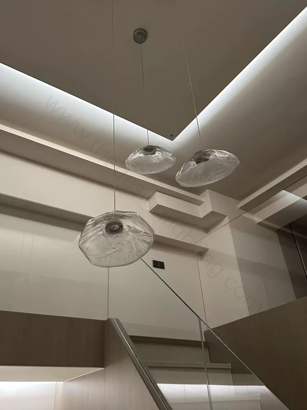 Pendant design lamp 73 by Bocci (Clear)