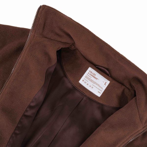 Куртка Флисовая FCF Logo Jacket
vol.2 коричневая - фото 3