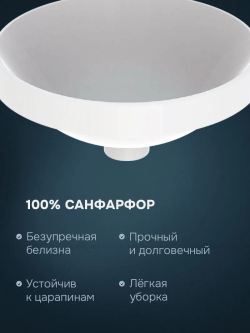 Раковина встраиваемая Geberit VariForm 40 500.702.01.2 белая