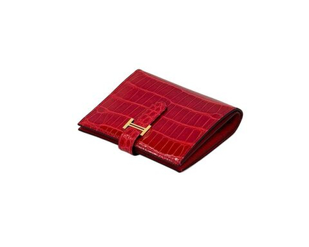 Кошелек Hermes из кожи крокодила