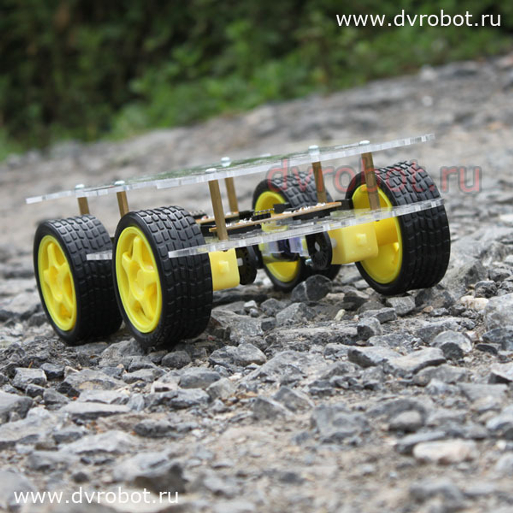 Платформа 4 WD + 2 датчика скорости