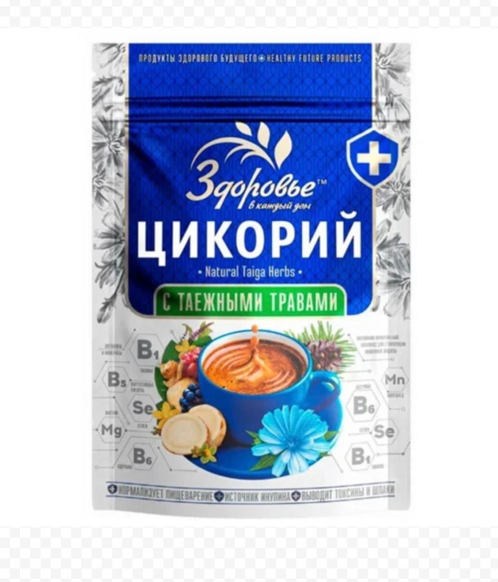 Цикорий гранула ЗДОРОВЬЕ с таежными травами ZIP 85*12